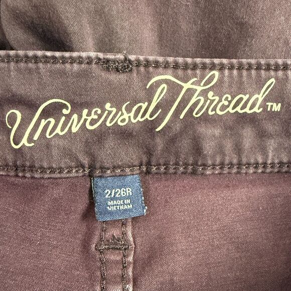 Universal Thread Women's High Rise Jegging Jeans Dark Purple Size 2 / 26 R - Picture 3 of 11